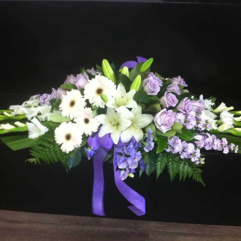Modern Lilac Flower Arrangement